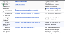 Webform Workflows Element tokens